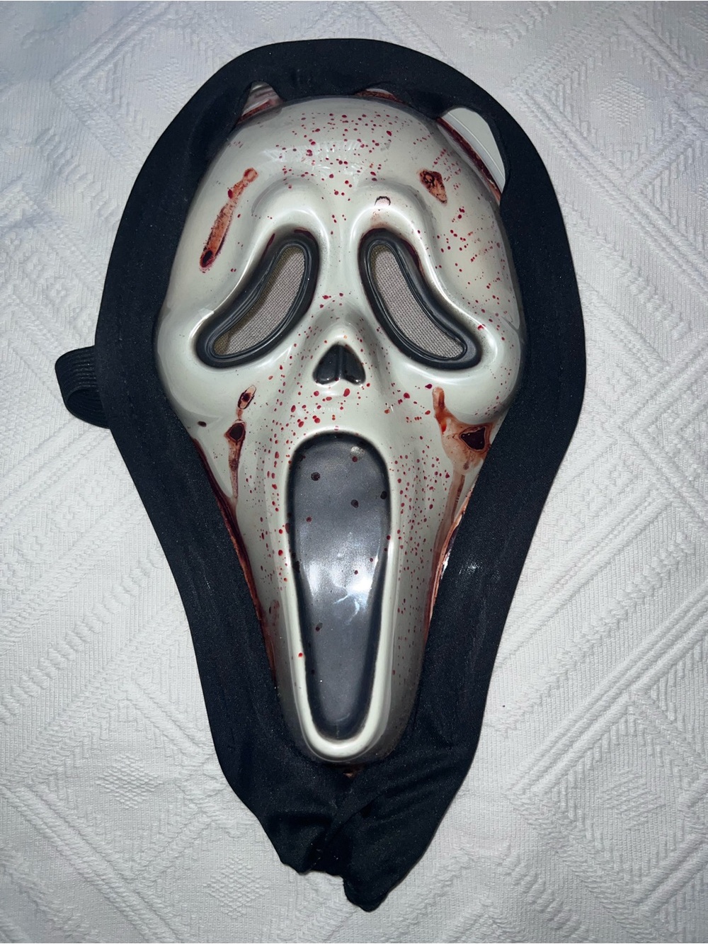 Kids Blood-Splattered Ghost Mask Costume - Picture 4 of 16